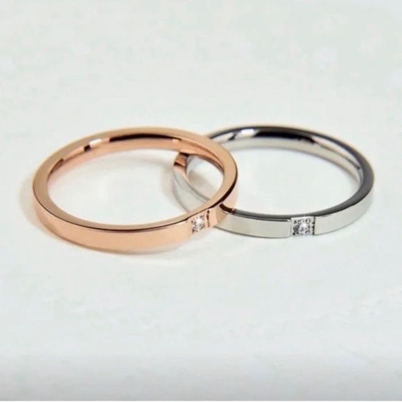 Lovers Titanium  Rings - Picture 2 of 3